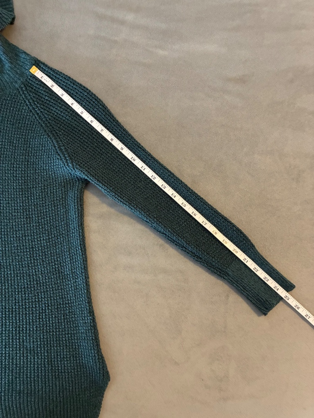 Teal Green Reitmans Knit Turtleneck Sweater - Picture 6 of 8